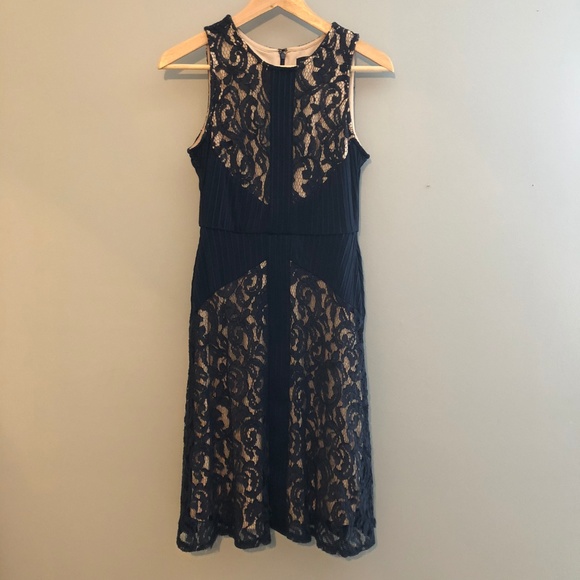 The Limited Navy Lace Dress - Picture 4 of 8